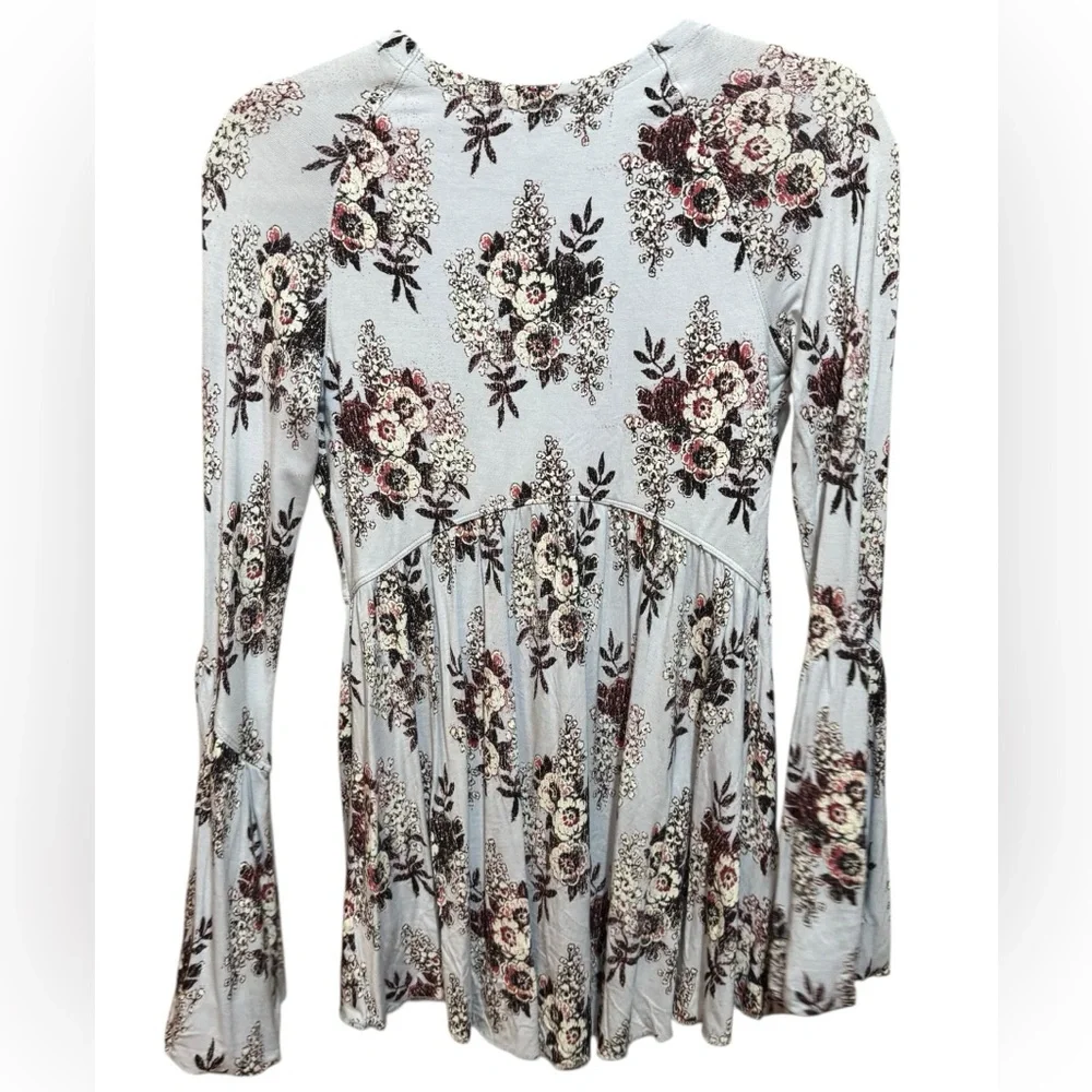 Free People Speak Easy Women's Floral‎ Tunic Top XS
